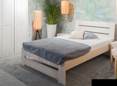 Bedroom Set Bed 2x Bedside table Wardrobe 4-piece. Wooden Wardrobe Cabinets